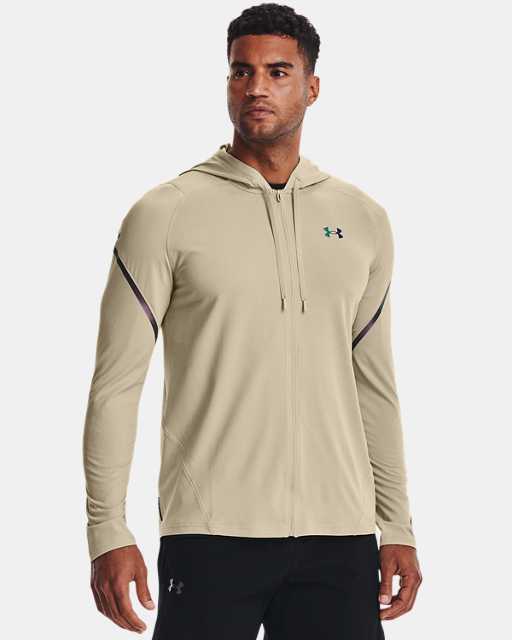 Under Armour Mens Rival Fitted Pullover for Men Breathable Running Hoodie Made of Stretchy Material Hooded Jumper with Practical Kangaroo Pocket